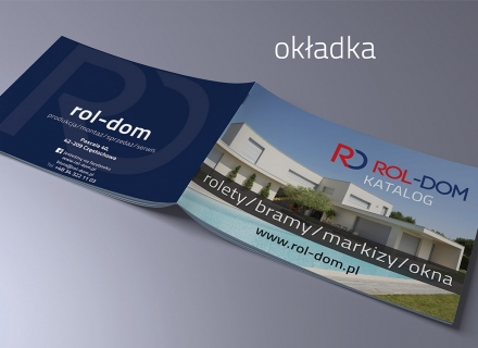 Projekt i wydruk katalogu A5 ROL-DOM Częstochowa